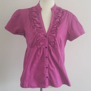 Andrew & Co. Fuscia Blouse